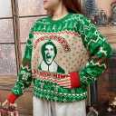 Ugly Christmas Sweater for 2025 Knitted Sweater Holiday Sweatshirt Gifts for Christmas (XXL)