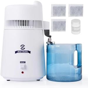 CO-Z 6L Water Distiller, Larger 1.6 Gal Countertop Home Distillers, Distilling Pure Water Machine for Home Table Desktop, Distilled Water Making Machine, Water Purifier to Make Clean Water for Home