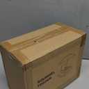 MIXXIDEA Wooden Squirrel Feeder Table with Water Bowl, Squirrel Picnic Table for Outside with Umbrella, Brown Squirrel Feeder with Corn Cob Holder Cute Chipmunk Feeder (Brown) (Red)