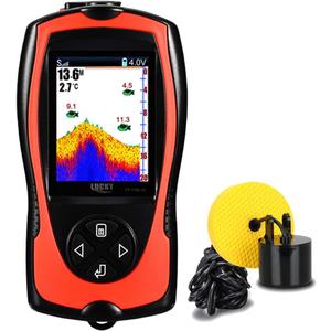 LUCKY Portable Fish Finder Handheld Kayak Fish Finders Wired Fish Depth Finder Sonar Sensor Transducer for Boat Fishing Sea Fishing