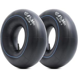 2-PCS 4.10/3.50-5 (11X4.00/4.50/6.00-5) Replacement Inner Tube with TR13 Straight Valve Stem Compatible with Wheelbarrows, Mowers, Hand Trucks and More 4.10/3.50-5 11x4.00/4.50/6.00-5 Tire Tubes