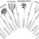 Begale 8-piece Stainless Steel Utensil Set, Cooking Utensils Kitchen Tool Set