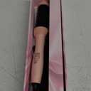 DORISILK Infrared Thermal Hair Brush for Sleek, Shiny Hair1.5inch Thermal Round Brush for Blowout LookHeated Round Brush for Curling and StraighteningDual Voltage for Travel Using (Pink)
