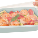 buluker 8 Pack Bento Lunch Box Compartment Wheat Straw Meal Prep Food Storage Containers Plastic, Microwave and Dishwasher Safe