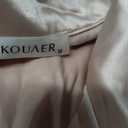 Ekouaer Women's Classic Button Down Long Satin Silk Pajama Set (Pink, M)