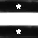 Parts Camp High Lift Blade 138971 Mower Blade for Husqvarna AYP 532138498 138971 127843 Craftsman 138498 53-21278-43, 53-21384-98 42 inch Cut Mower Blade 2 Pack
