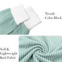 VISLILY Womens-Plus-Size-Tops Trendy Color Block Long Sleeve T Shirts Casual Loose Tunics Cute Knit Crewneck Blouses XL-5XL (XXL)