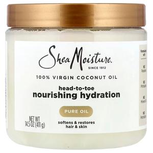 SheaMoisture for Dry Skin Nourishing Hydration 100% Extra Virgin Coconut Oil Soften and Restore Skin and Hair 14.5 Oz