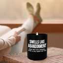 Christmas Farewell Gifts for Coworkers - Long Lasting Vanilla Lavender Scented Candle 10oz - Funny Retirement Going Away Coworker Leaving Gifts for Men Women Friends Boss