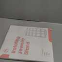 360 Rotating Earring Holder Organizer Stand,5 Tiers Acrylic Jewelry Organizers and Storage,Stud Earring Organizers and Storage,212 Holes and 212 Grooves for Earrings Necklaces chain bracelet