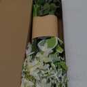 Floroom Artificial Greenery Stems Box Set, 25pcs with 4 Kinds of Faux Greenery Flowers Picks for DIY Bridal Bouquets Wedding Floral Arrangement Table Centerpieces, Tender Green & Sage Green