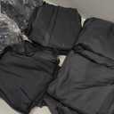 8 Pack Black Tablecloths 60 x 126 Inch Rectangular Table Cloths for Rectangle Tables 8ft, Wrinkle Resistant Black Table Cloth Washable Polyester Fabric for Buffet Wedding Party Banquet