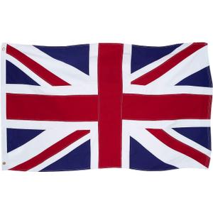Homissor British Flag 3x5 Union Jack England Flags Embroidered Sewn Stripes United Kingdom UK Flag Heavy Duty Outdoor