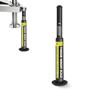 Trailer Tongue Weight Scale, Maximum Capacity 1800 lbs, Compatible with Various Coupler Sizes, Draw Weight Scale for Safe Trailers, Weight Distribution and Anti-sway.