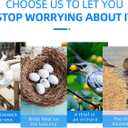 2026 Ultrasonic Bird Repellent Devices Woodpecker Repellent Outdoor for Attic Pigeon Goose Deterrent Devices Rechargeable Bat Deterrent Indoor to Keep Birds Away from Porch Balconies 2 Pack