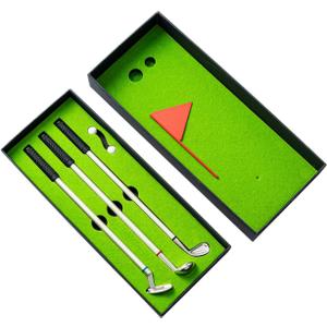 Easter Basket stuffer,Valentine Day,Golf Pens Toy Set Christmas Stocking Stuffers for Adults Teens, Mini Office Desk Game Toys Cool Gadgets Stuff Things Fidget Toys Golf Club Pen Stress Relief Item