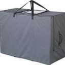 Cuddly Nest Folding Mattress Storage Bag - Heavy Duty Carry Case for Tri-Fold Guest Bed (Fits 6" Twin & Twin XL Mattress,Grey)