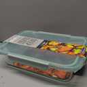 Deep Glass Baking Dish Color green 4.7L (9x13in)