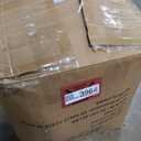 JAMFLY Bar Stools Set of 2, Leather Adjustable Barstools Counter Height Modern Bar Stools, Island Chairs Set of 2 for Kitchen, Brown