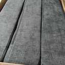 MAXYOYO 6" Folding Sofa Bed for Floor, Tufted Tri-Fold Floor Mattress | Twin Size Portable Sofa Couch Guest Mat with Chenille Fabric for Adults, Foldable Topper for Camping, Dark Grey, Twin