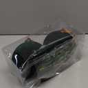 4Pcs Big Velvet Christmas Ball Ornaments 4" Dark Green Flocked Ornaments Set for Christmas Tree with 10Pcs Velvet Bows, Shatterproof Xmas Hanging Decorations for Home Office and Holiday Dcor