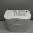 JUDRDO 3.5 Gallon Slim Automatic Trash Can for Bathroom,Touchless Diaper Trash Can with Trash Bag Auto-adsorption Technology,Motion Sensor Diaper Garbage Bins for Bedroom Office Kitchen Toilet