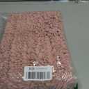 Disolla Small Bath Mat 17x24 Inch - Chenille Pink Bathroom Rug, Extra Soft Absorbent Plush Shaggy Bathmat, Non-Slip Machine Washable Floor Mat for Shower, Tub and Sink