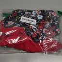 Tempt Me Women Plus Size High Waisted Bikini Set Two Piece Swimsuit Tummy Control Bathing Suits (Red and Floral), Size 16W