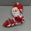 Senneny Christmas Dog Toys, Squeaky Snowman Plush with Ropes for Tug of War, Durable Interactive Chew Toys for Puppy Small Medium Large Dogs