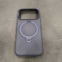 TORRAS Q3 Silicone 360 Spin for iPhone 17 Pro Case with Stand, Fit for MagSafe, Magnetic Ring Kickstand with Camera Control, Liquid Silicone Rubber Soft Phone Case for iPhone 17 Pro 6.3'', Deep Blue