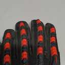 Heavy-Duty Mechanics Work Gloves Women, TPR Impact Glove,Anti-Vibration,Heavy Duty,Touchscreen,Small,Red+Black (Black, S)