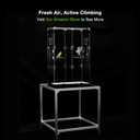 GuineaLoft™ Model-ET213 Crystal Clear Acrylic Bird Cage