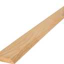 M-D Building Products 11924 3 in. x 3/8 in. x 36 in. Natural Hardwood Flat-Profile Threshold for Doorways