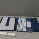 Harvopu Compatible for iPad 11th 10th Generation Case with Keyboard, Folio Cover with Pencil Holder, Multi-Touch Trackpad, 7 Color Backlit, Detachable Keyboard for iPad (A16) 11th/10th Gen (Navy Blue)