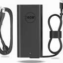 165W GAN USB C Adapter Compatible with Dell Precision 5690 5680 Dell Pro Max 16/18MB16250/MA16250/MB18250  Latitude 7450/7650Inspiron 7640 HA165PM210 LA165PM210 Gaming Laptop Charger 28V 5.89A