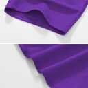 Chrisuno Men's Shorts Elastic Waist Athletic Sweat Shorts with Zipper Pockets (Purple, S)