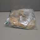 Henoyso 24 Pcs Gold Christmas Clear Gift Bags Plastic Goodie Candy Treat Bag with Handles PVC Gift Wrap Totes with Ribbon for Xmas Party Favors (7.8 x 7.8 x 3.1,12.6 x 9.8 x 6.7)