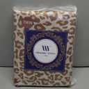 HENGWEI Satin Sheet Set Twin Size,3 Piece Sheet Set Breathable and Cooling,Silk Twin Sheet Set Deep Pocket,Wrinkle Free,Easy Care (A-sd-light Leopard)