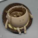 UMESONG Hanging Swing Chair Planter Pot Resin Smiley Face Planter for Indoor Outdoor Plant Cute Head Flower Pots for String of Pearls Plant Live Unique Gift IdeaI for Mother Day, Christmas (Small)