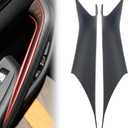 No Tools Needed Car Interior Door Pull Handle Grab Cover Fit for BMW 5 Series G30 G31 F90 2017-2023 (518d 520d 520i 525d 530d 530e 530i 540i 540dX M550dX M5) 2pcs Left+Right Black