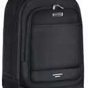 Rolling Backpack, 15.6 inch Laptop Backpack with 4 Spinner Wheels, Carry on Travel Backpack Water Resistant Wheeled Backpacks for Women Men Suitable for Overnight College Work, Black