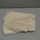 Simplebrand Cream Sheer Curtains 84 Inches Long 2 Panels, Light Filtering Rod Pocket Solid Color Window Sheer Curtain Panels, Elegant Curtains & Drapes for Living Room, Bedroom (Cream, 42" W x 84" L)