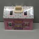 Melissa & Doug Fold & Go Wooden Dollhouse with 2 Dolls and 11 Pieces of Furniture - Portable Mini Doll House with Accessories and Toy Figures, Ages 3+