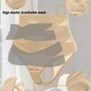 Avidlove Tummy Control Thong Women Shapewear Underwear Body Shaper Shaping Thong Panties Gridle (Beige)