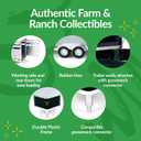 AMT Adult Collectibles - Yellowstone Dutton Ranch Trailer with Gooseneck Trailer Hitch for Farm Toys - Collectibles - Working Rear and Side Doors 1:20 Scale
