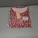 Women's Casual Dresses Short Sleeve Cotton Summer Simple Sun Dress Vacation, Red White Flower-M