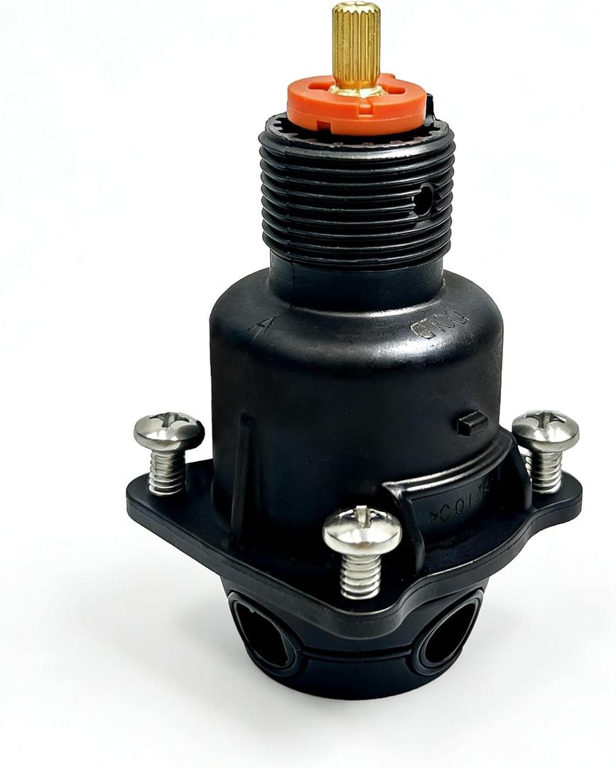 GP800881 Pressure Balance Cartridge Replacement for Kohler K-8304 Pressure Balance Valve,One-piece Design,Black