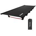 Naturehike GreenWild Camping Cot, Ultralight Folding Backpacking Cot, Supports 330lbs, Portable Camping Bed for Adults for Camping Hiking Travel Home, Black pack of two