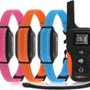 PaiPaitek Vibrating Collar No Shock for 3 Dogs Training, 3300ft Dog Training Collars with Vibration(1-9), Beep(1-9), Security Lock, Waterproof & Rechargeable Buzz Collar for Dogs 5-120 lbs - No Prongs