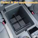 PIMCAR 2-Piece Center Console Organizer & Armrest Divider Set for 2023-2026 Honda Pilot, 2024-2026 Honda Passport/Ridgeline, Custom Fit Durable ABS Plastic Storage Tray